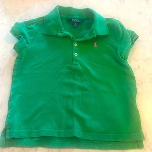 Girls Green Polo Shirt